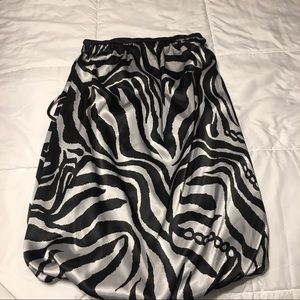 Zebra stripped dress
